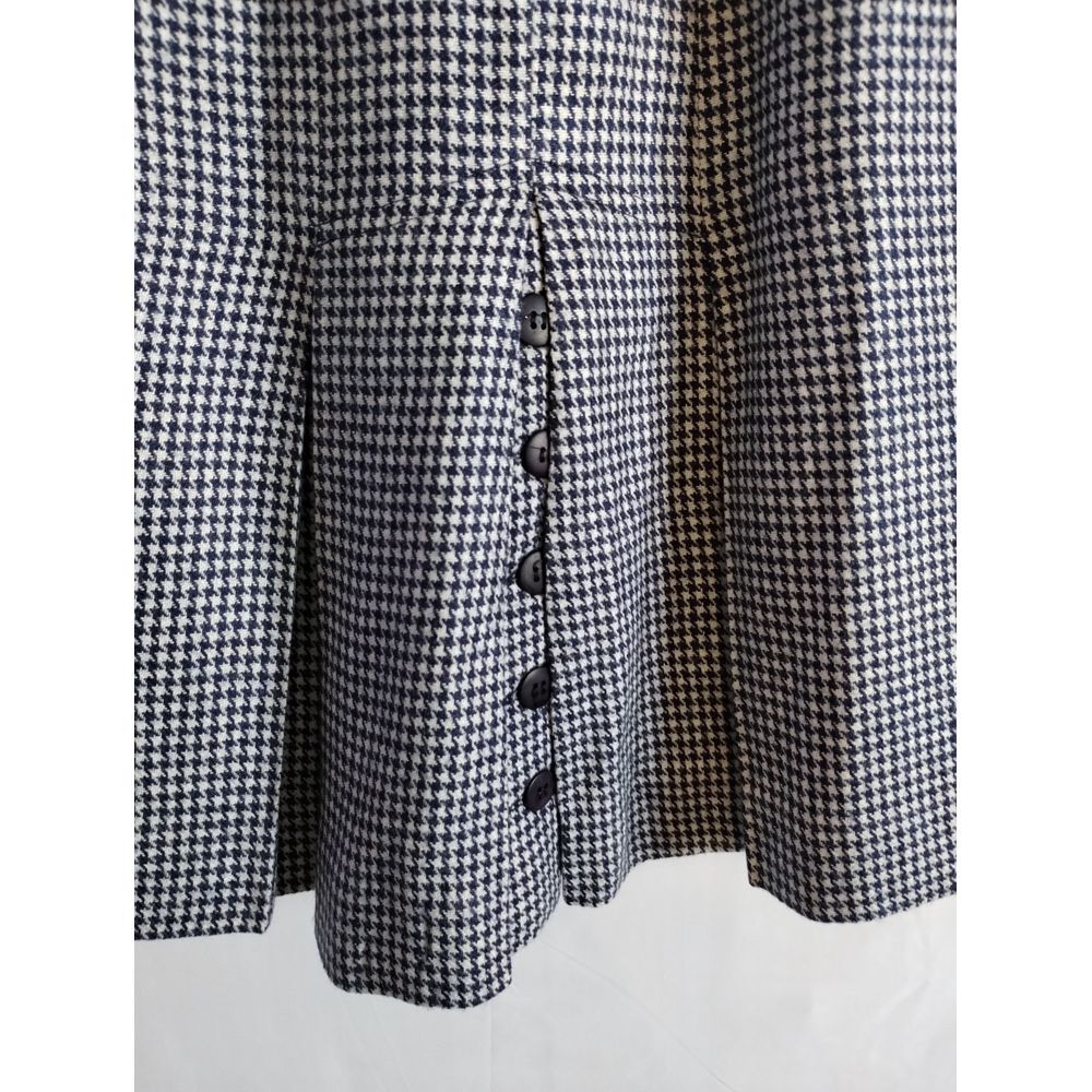 Together Blue & White Plaid Lined Pencil Skirt Women's Size 6 Knee Length EUC - Picture 4 of 8